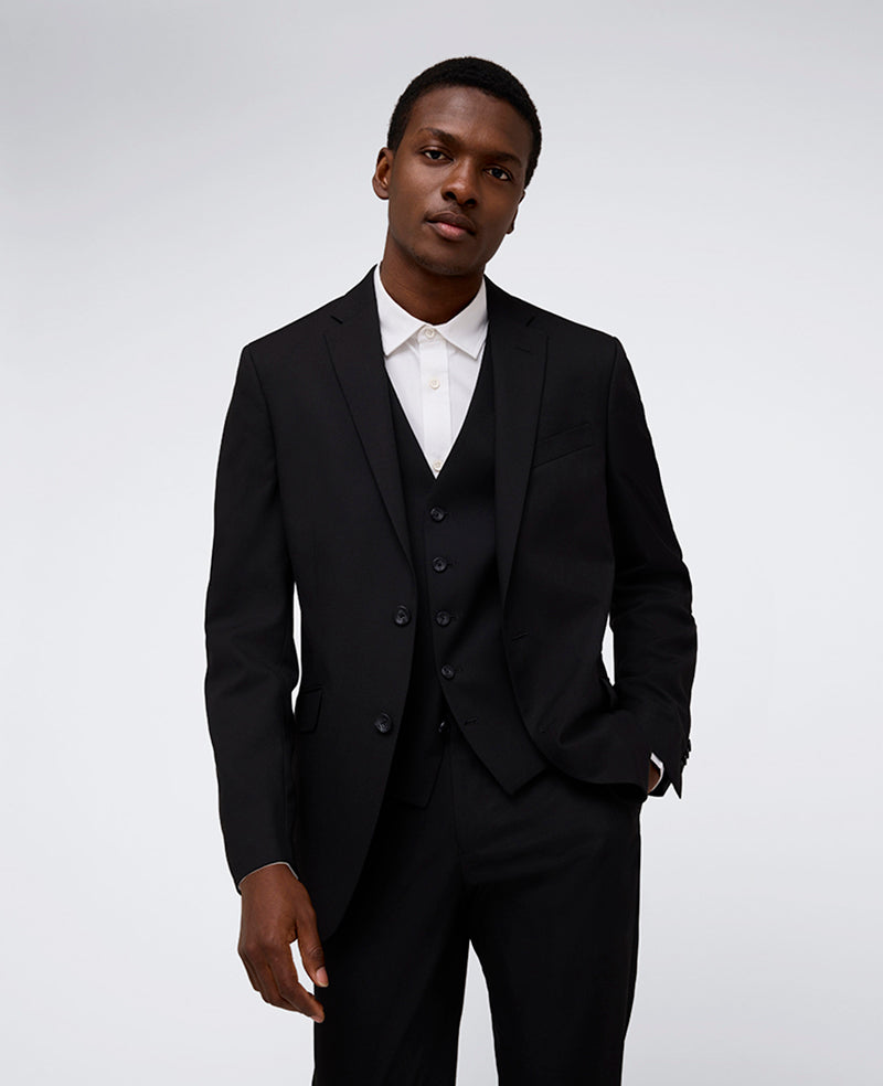 Kenneth Cole Reaction Men's Black Multi Pattern Suit Separate Jacket, 44 Short Kenneth Cole Reaction Men's Black Multi Pattern Suit Separate Jacket, 44 Short