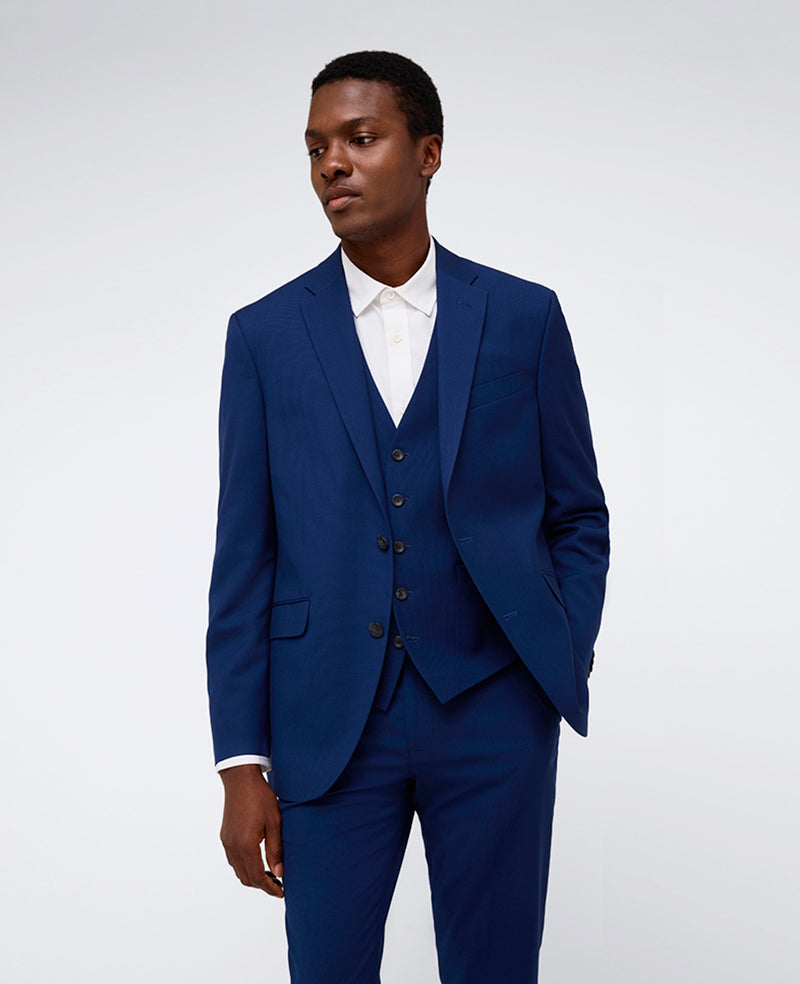 Kenneth Cole Reaction Men's Modern Fit Notch Lapel Suit Separate Jacket, Blue, 42 Short Kenneth Cole Reaction Men's Modern Fit Notch Lapel Suit Separate Jacket, Blue, 42 Short