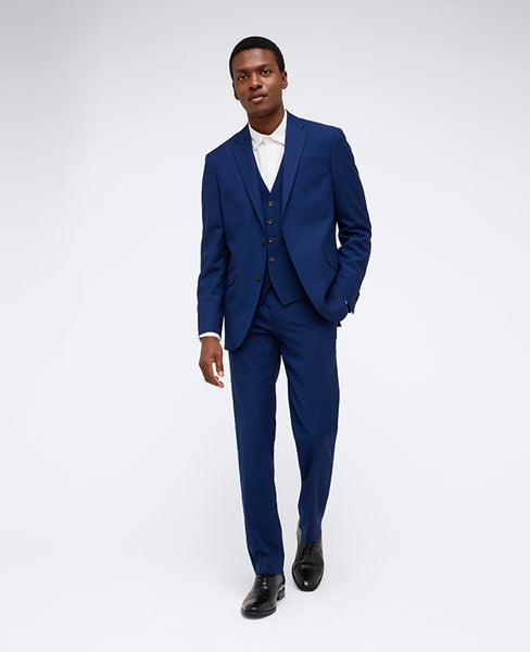 Shop Blue Slim-Fit Suit Jacket for Men: Kenneth Cole Reaction