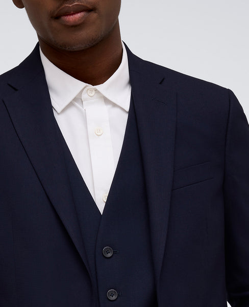 Shop Navy Slim-Fit Suit Jacket for Men – Kenneth Cole