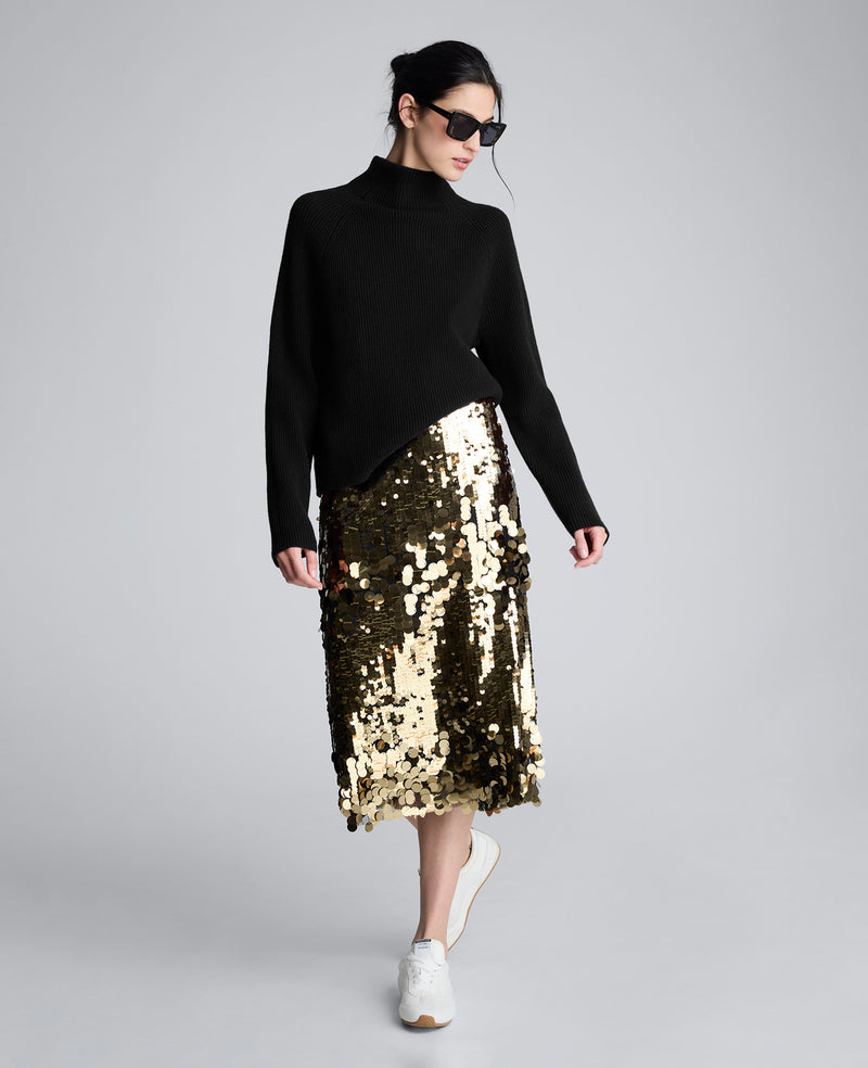 Kenneth Cole - Mockneck Raglan Sleeve Sweater WOMENS SWEATER for Women