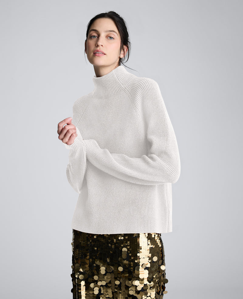 Kenneth Cole - Mockneck Raglan Sleeve Sweater WOMENS SWEATER for Women