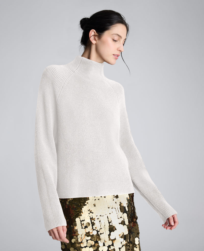 Kenneth Cole - Mockneck Raglan Sleeve Sweater WOMENS SWEATER for Women