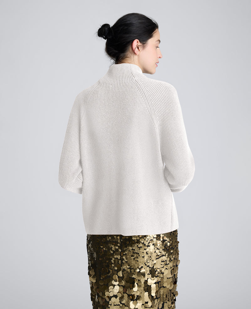 Kenneth Cole - Mockneck Raglan Sleeve Sweater WOMENS SWEATER for Women