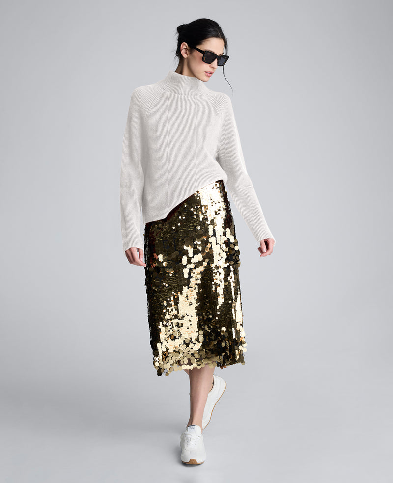 Kenneth Cole - Mockneck Raglan Sleeve Sweater WOMENS SWEATER for Women