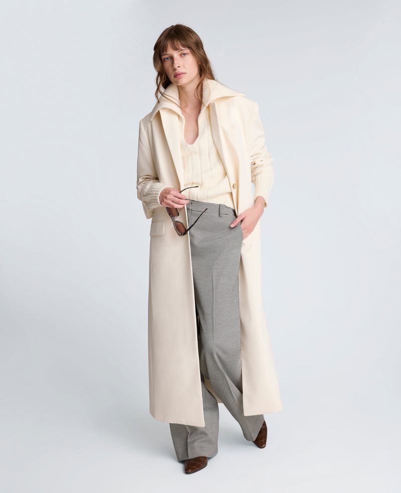 Shop Long Tailored Coat in Oyster | Kenneth Cole