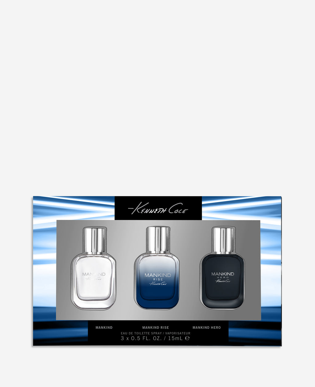 Kenneth Cole - Mankind Eau de Toilette 3pc Coffret Set Mens Fragrance Gift for Men 