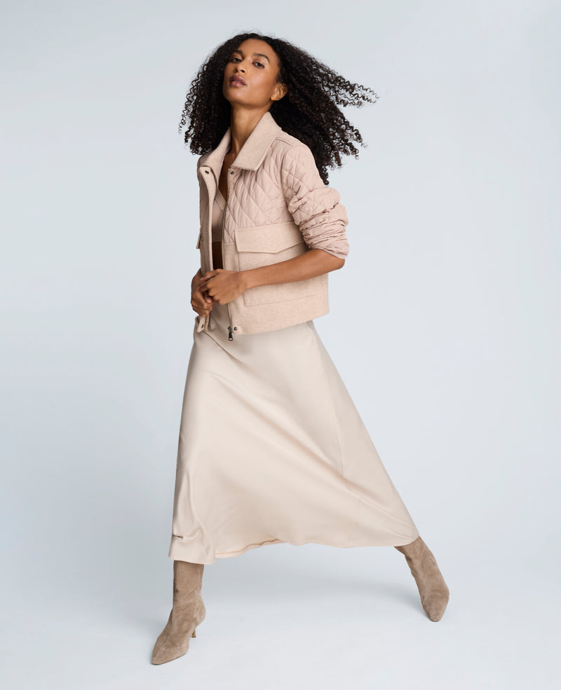 Kenneth Cole - Quilted Patch Pocket Jacket WOMENS JACKET for Women