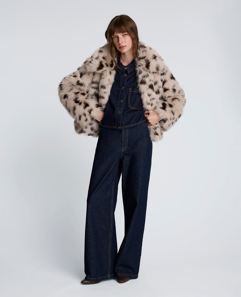 Kenneth Cole - Hise Rise Wide Leg Denim Jean WOMENS DENIM for Women