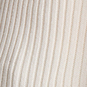 Asymmetrical Ribbed Mock Neck Sweater