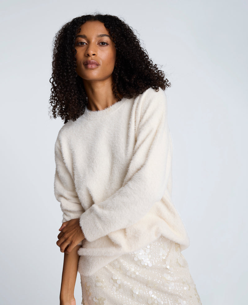 Kenneth Cole - Eyelash Crew Neck Sweater WOMENS SWEATER for Women