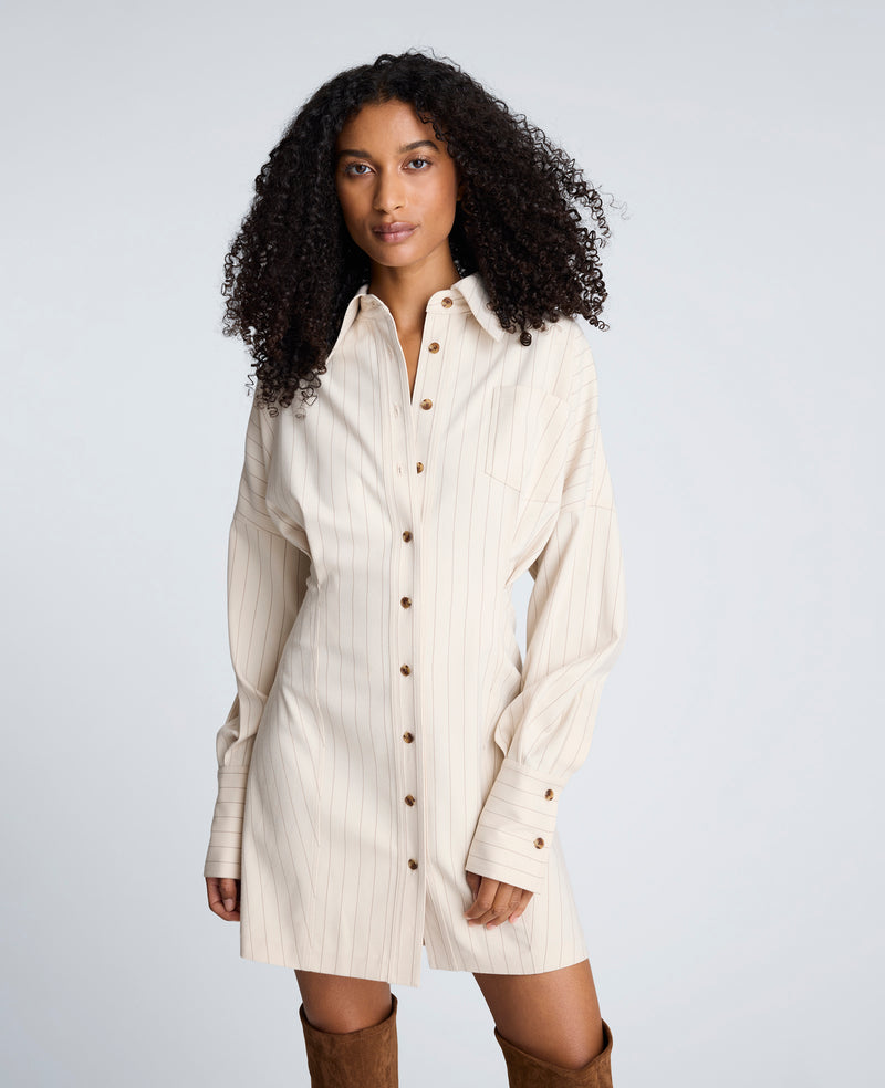 Kenneth Cole - Striped Shirt Dress WOMENS DRESS for Women