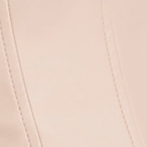 Kenneth Cole - Poplin Y-Neck Top with Vegan Leather Bustier WOMENS TOPS for Women