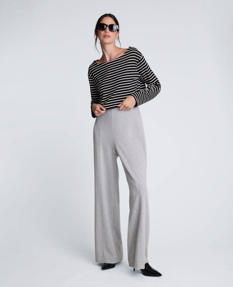Kenneth Cole - Scuba Knit High Rise Pull-On Wide Leg Pant WOMENS PANTS for Women