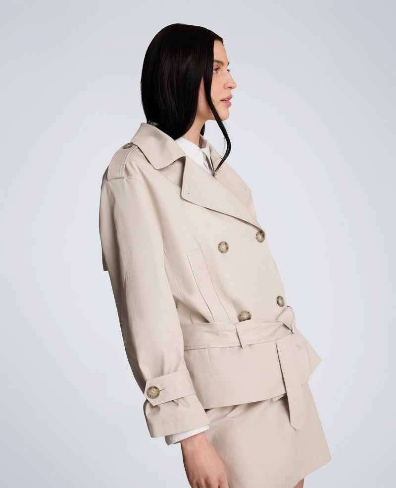 Kenneth Cole - Drop Waist Trench with Belt WOMENS JACKET for Women