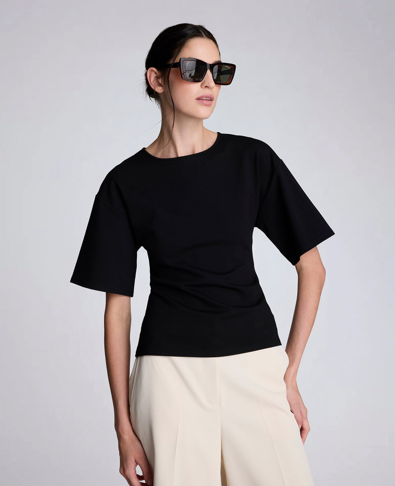 Kenneth Cole - Compression Tee with Cut Out Back WOMENS TOPS for Women