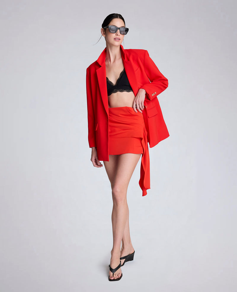 Kenneth Cole - Luxe Twill One Button Notch Collar Jacket WOMENS JACKET for Women