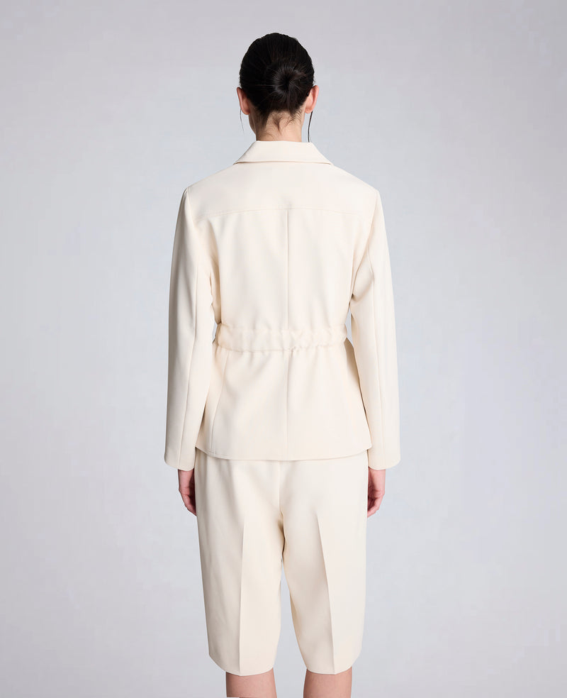 Kenneth Cole - Vision Twill Belted Patch Pocket Jacket WOMENS JACKET for Women