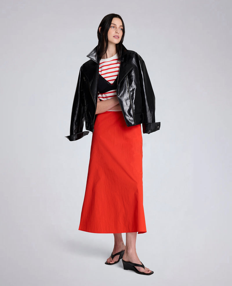 Kenneth Cole - Cotton Crew Neck Stripe Tee WOMENS TOPS for Women