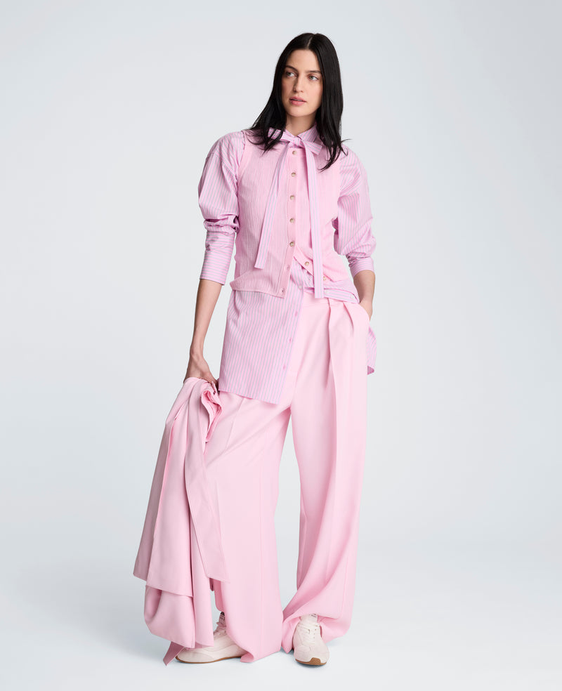 Kenneth Cole Women's Short Drop Shoulder Shirt Dress, Pink, 6, Cotton Kenneth Cole Women's Short Drop Shoulder Shirt Dress, Pink, 6, Cotton