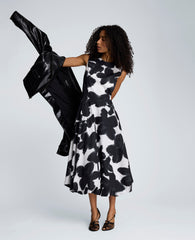 Bubble Hem Midi Dress