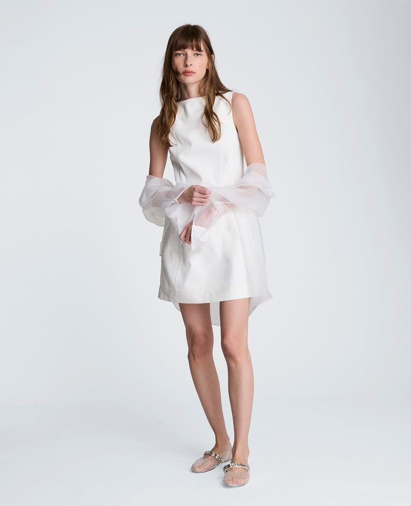 Kenneth Cole - Boat Neck Sculpt Mini Dress WOMENS DRESS for Women