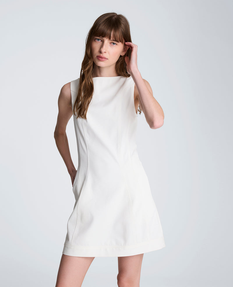 Kenneth Cole - Boat Neck Sculpt Mini Dress WOMENS DRESS for Women