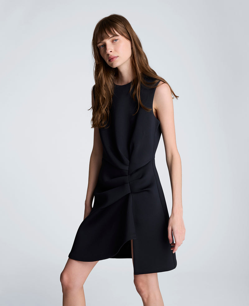 Kenneth Cole - Draped Pleated Mini Cascading Detail Dress WOMENS DRESS for Women