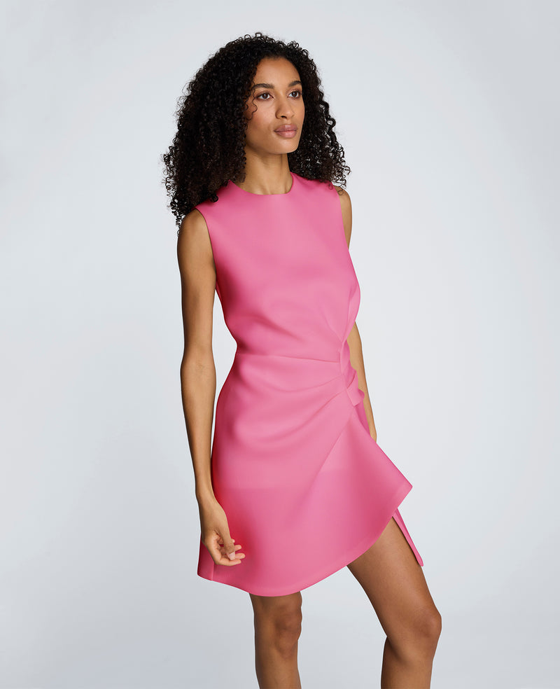 Kenneth Cole - Draped Pleated Mini Cascading Detail Dress WOMENS DRESS for Women