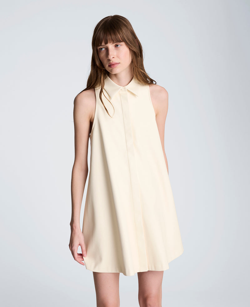 Kenneth Cole - Halter Shirt Swing Dress WOMENS DRESS for Women