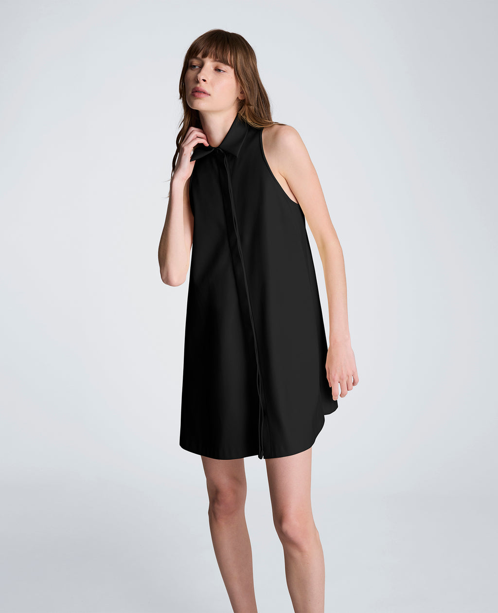 Kenneth Cole - Halter Shirt Swing Dress WOMENS DRESS for Women 