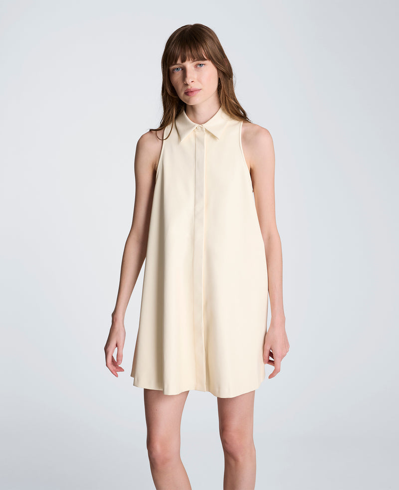 Kenneth Cole - Halter Shirt Swing Dress WOMENS DRESS for Women