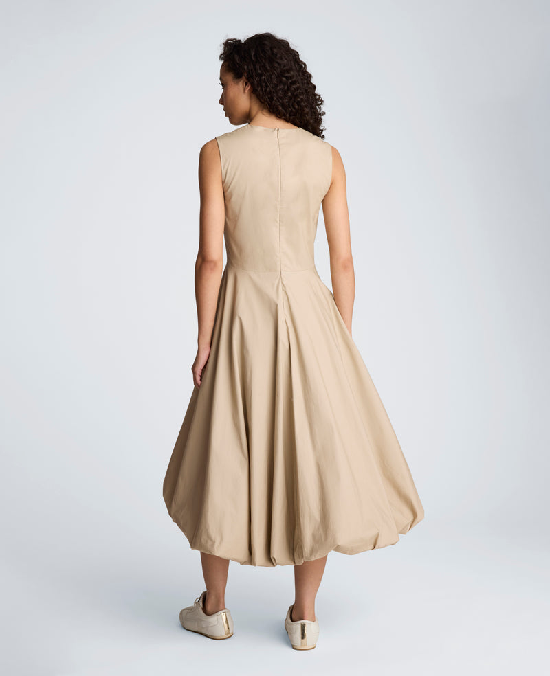 brown bubble dress Kenneth Cole
