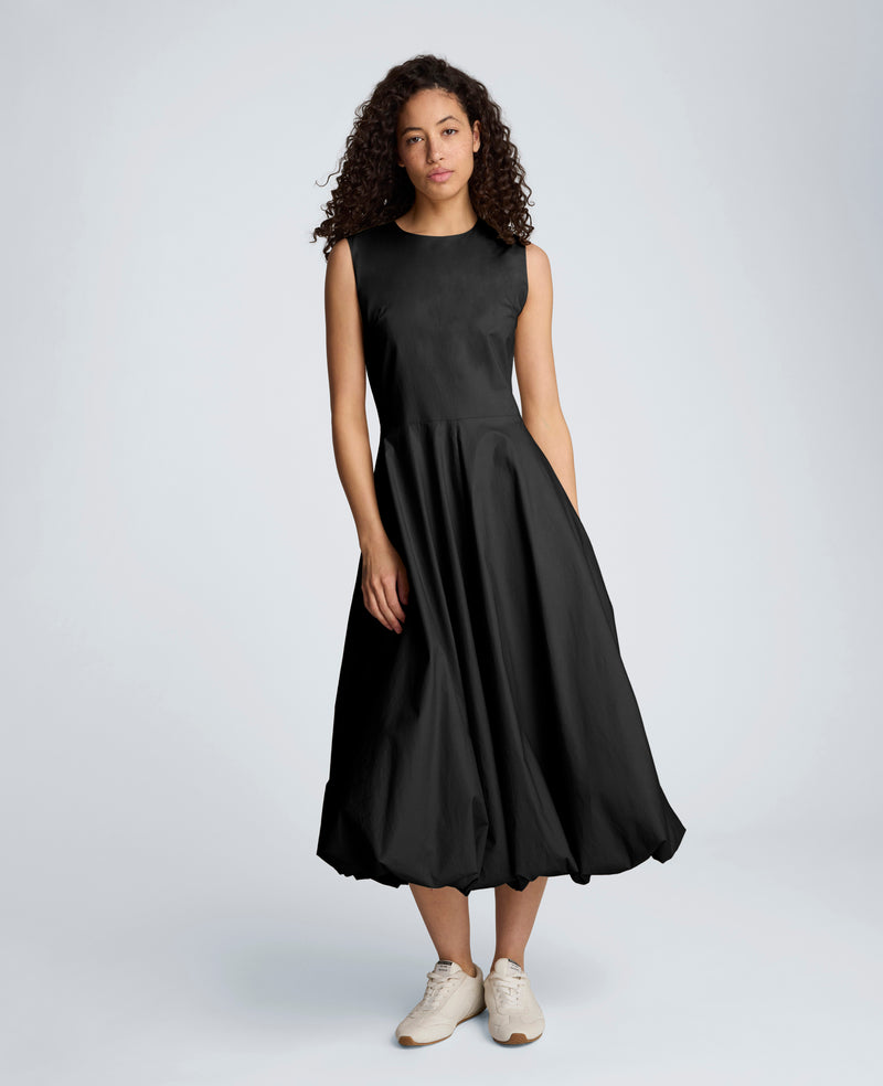 Kenneth Cole | Bubble Hem Midi Dress in BLACK, Size: 8 Kenneth Cole | Bubble Hem Midi Dress in BLACK, Size: 8