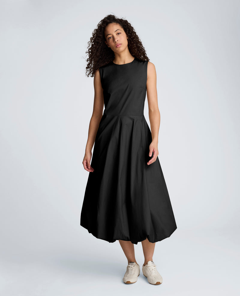 Kenneth Cole | Bubble Hem Midi Dress in BLACK, Size: 8 Kenneth Cole | Bubble Hem Midi Dress in BLACK, Size: 8