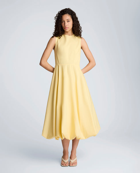 light yellow midi dress Kenneth Cole Grace Karin Sizes XS to L booties & dresses for Color:chiffon color
