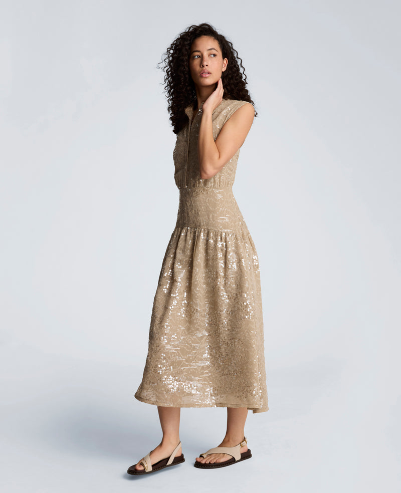 Kenneth Cole - Curved Yoke Midi Shirt Dress WOMENS DRESS for Women