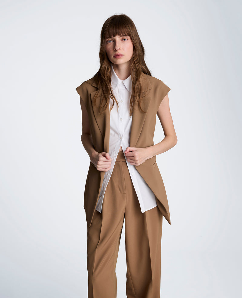 Kenneth Cole - Layered Vest with Detachable Shirt WOMENS JACKET for Women