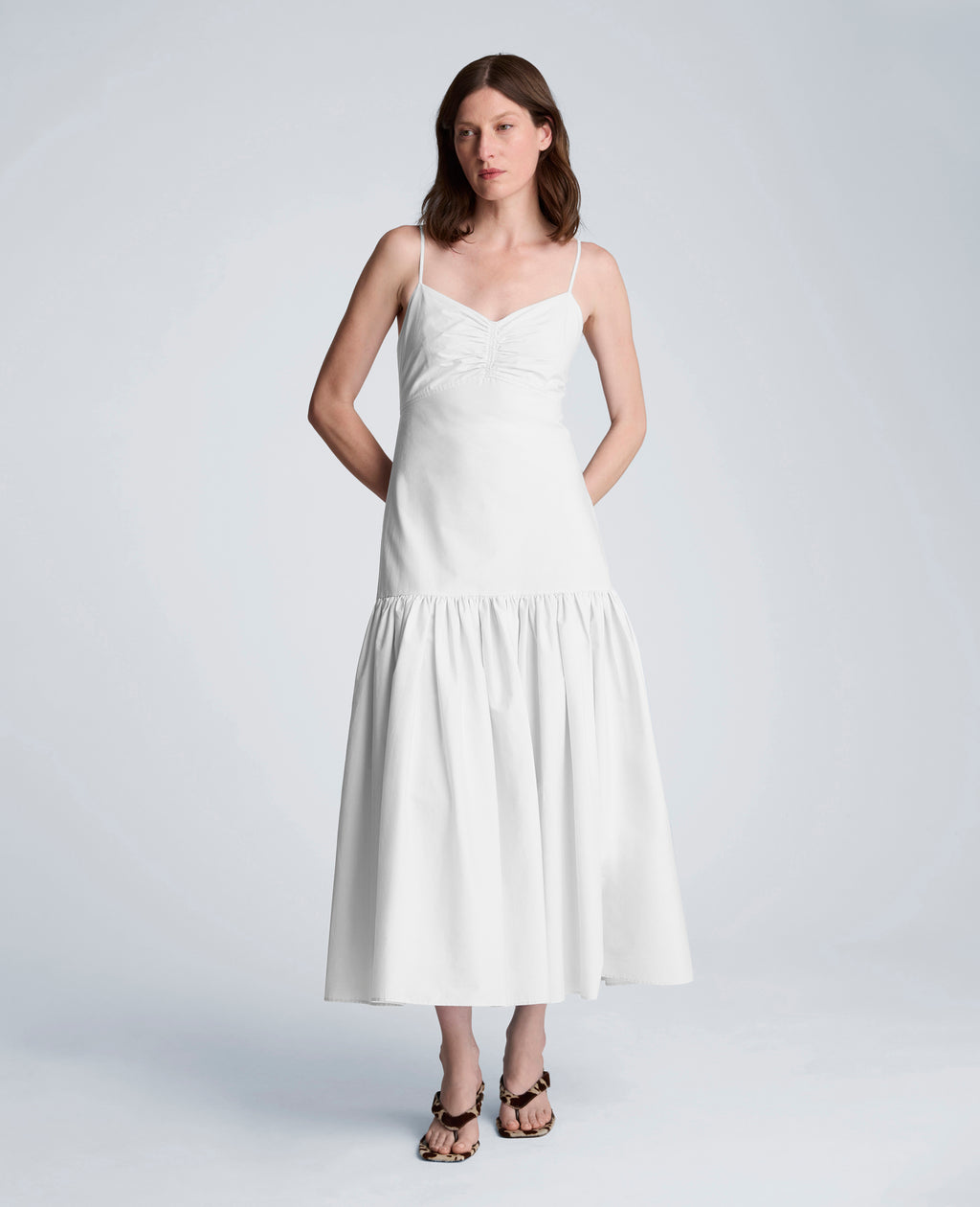 Kenneth Cole - Sweetheart Bubble Flounce Midi Dress WOMENS DRESS for Women 