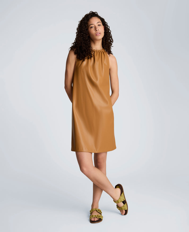 Kenneth Cole - Gathered Halter Neck Mini Dress WOMENS DRESS for Women