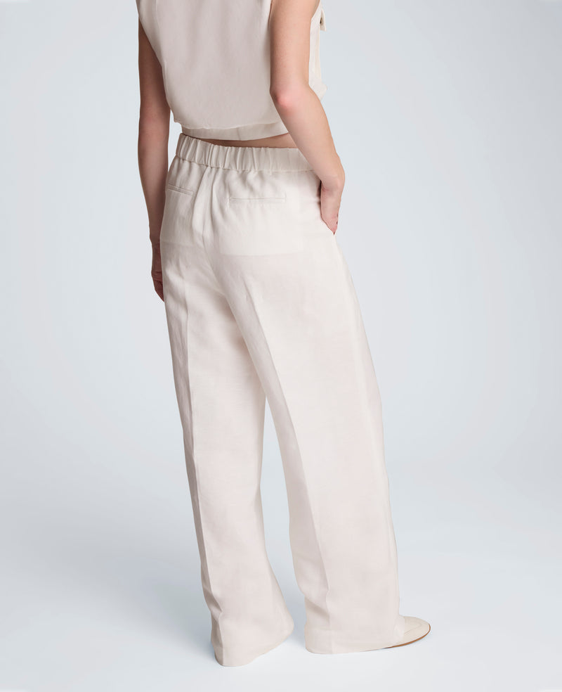 Kenneth Cole - Pull On Wide Leg Linen Pant WOMENS PANTS for Women