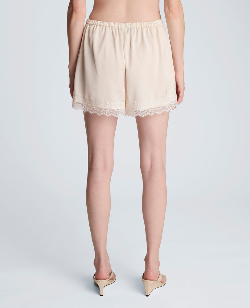 Kenneth Cole - Pull On Lace Hem Short WOMENS SHORTS for Women