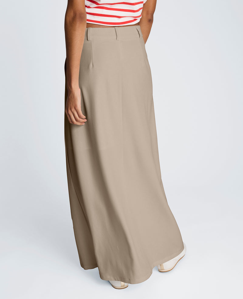 Kenneth Cole - Fly Front Pleated Maxi Skirt WOMENS SKIRTS for Women