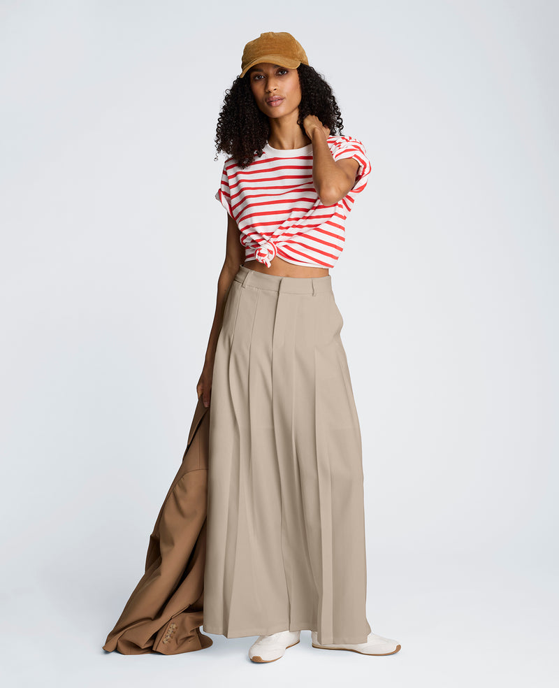 Kenneth Cole - Fly Front Pleated Maxi Skirt WOMENS SKIRTS for Women