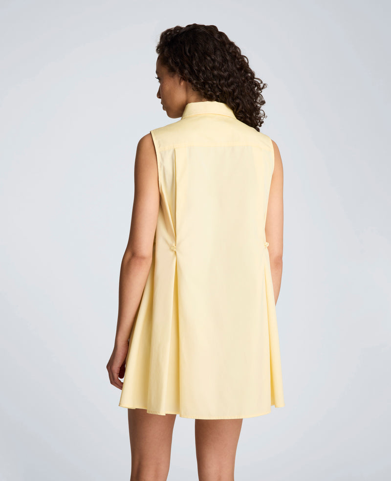 Kenneth Cole - Cotton Poplin Sleeveless Trapeze Mini Dress WOMENS DRESS for Women