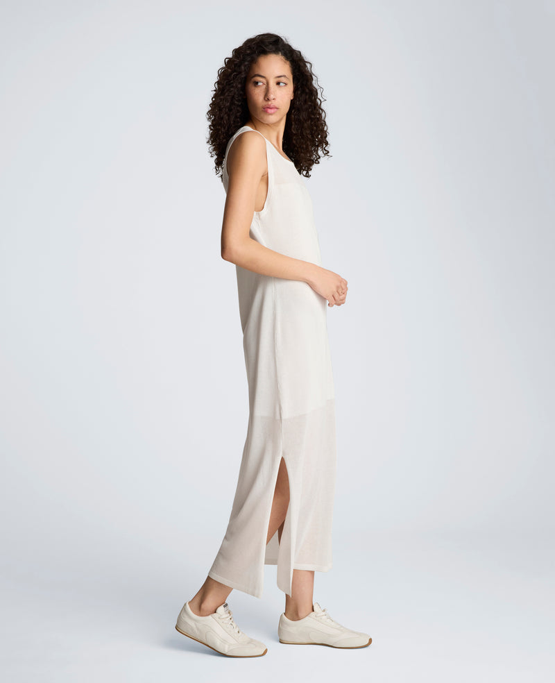 Kenneth Cole - Semi Sheer Dress with Side Slits WOMENS DRESS for Women