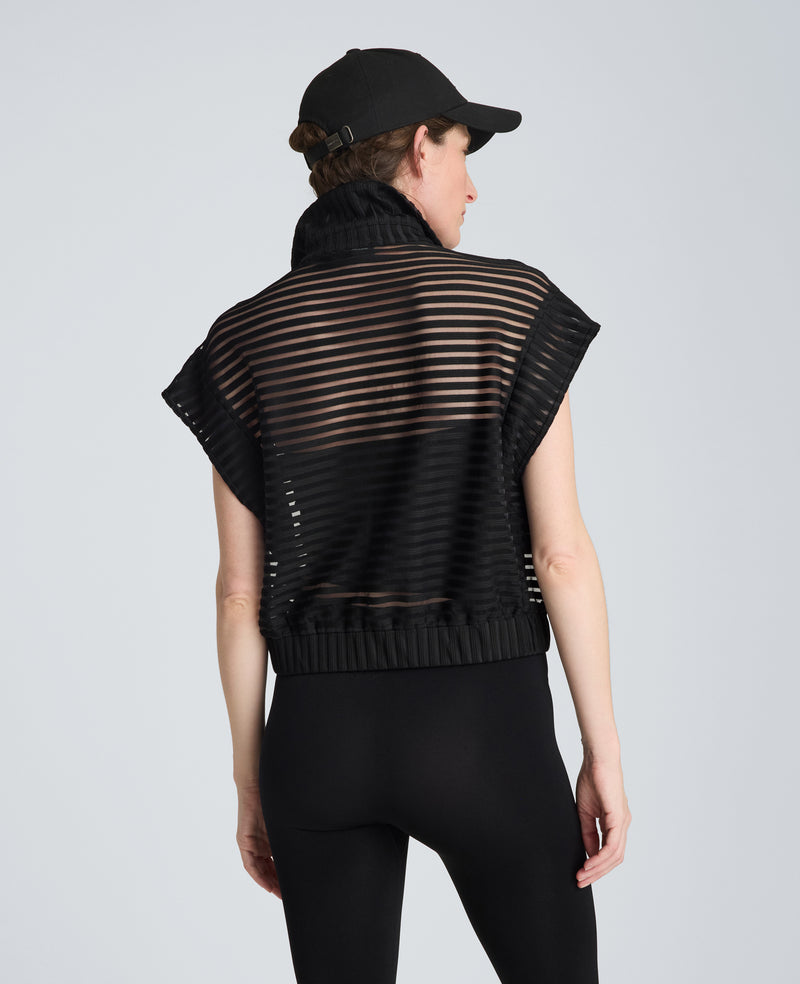 Kenneth Cole - Zip-Up Vest Cardigan with Chest Pocket WOMENS KNITS for Women