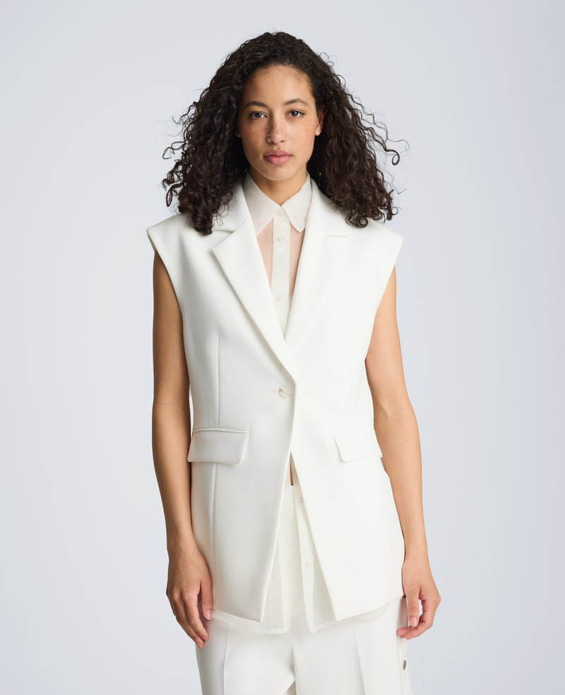 Kenneth Cole - Layered Vest with Detachable Shirt WOMENS JACKET for Women