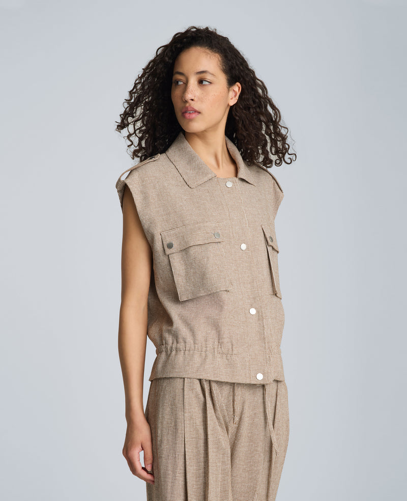 Kenneth Cole - Snap Front Jacket with Drawcord Waist WOMENS JACKET for Women