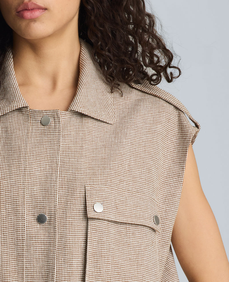 Kenneth Cole - Snap Front Jacket with Drawcord Waist WOMENS JACKET for Women